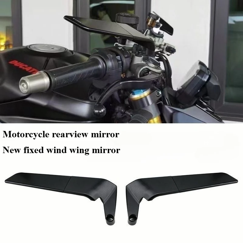 

For DUCATI MONSTER 695 / M900 / M1000 Motorcycle Mirrors Stealth Winglets Mirror Kits To Rotate Adjustable Mirrors side mirror