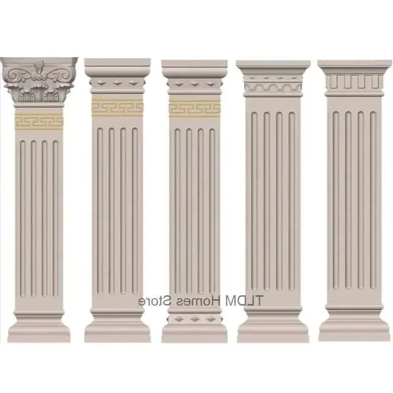 

Garden build Fence DIY Cement Column Mold Garden Building European Decorative Modeling Roman Column Mold Thickened Square Column