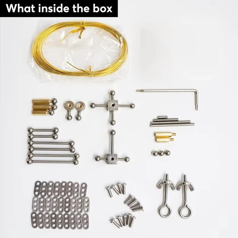 Armature Kit - DIY Metal Puppet Figure Skeleton, Easy To Assemble, Animated Character Design, For Stop Motion Animation-AT36