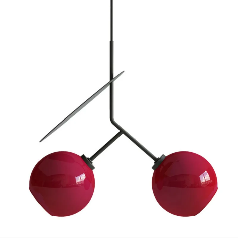 

Glass Cherry Pendant Lights Italy Suspension Chandelier Hanging Lamp