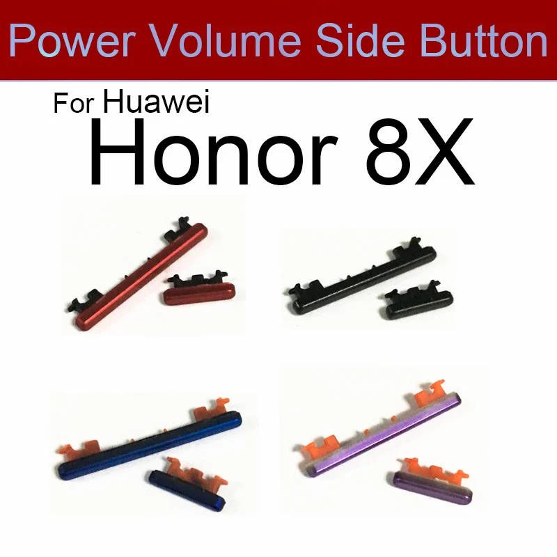 Power Volume Side Buttons For Huawei Honor 8 8A 8C 8X ON OFF Power Key Audio Control Button Side Key Replacement Repair Parts