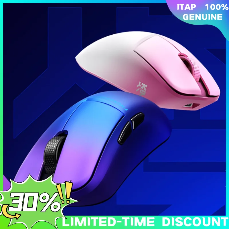

In Stock Original THUNDEROBOT MLX Ling 39g Ultra Lightweight Gaming Mouse, E-sports Office Dual 8k Mouse, Original Phase PAW3950