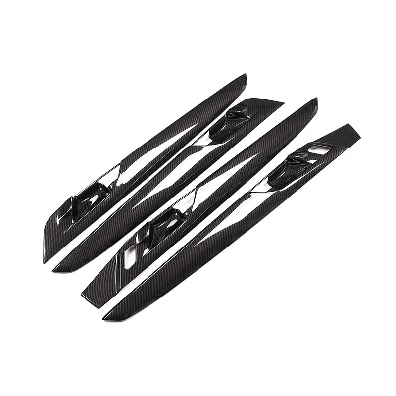 Car Inner Doors Panel Door Handle Cover Door Bowl Protective Trim Stickers For BMW X1 F48 X2 F47 2016-2019 Interior Accessories