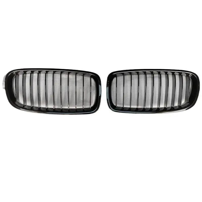 

Suitable for 2012-2019 BMW 3 Series F30F35 single line 11 bar bright black middle net three-color front grille middle net
