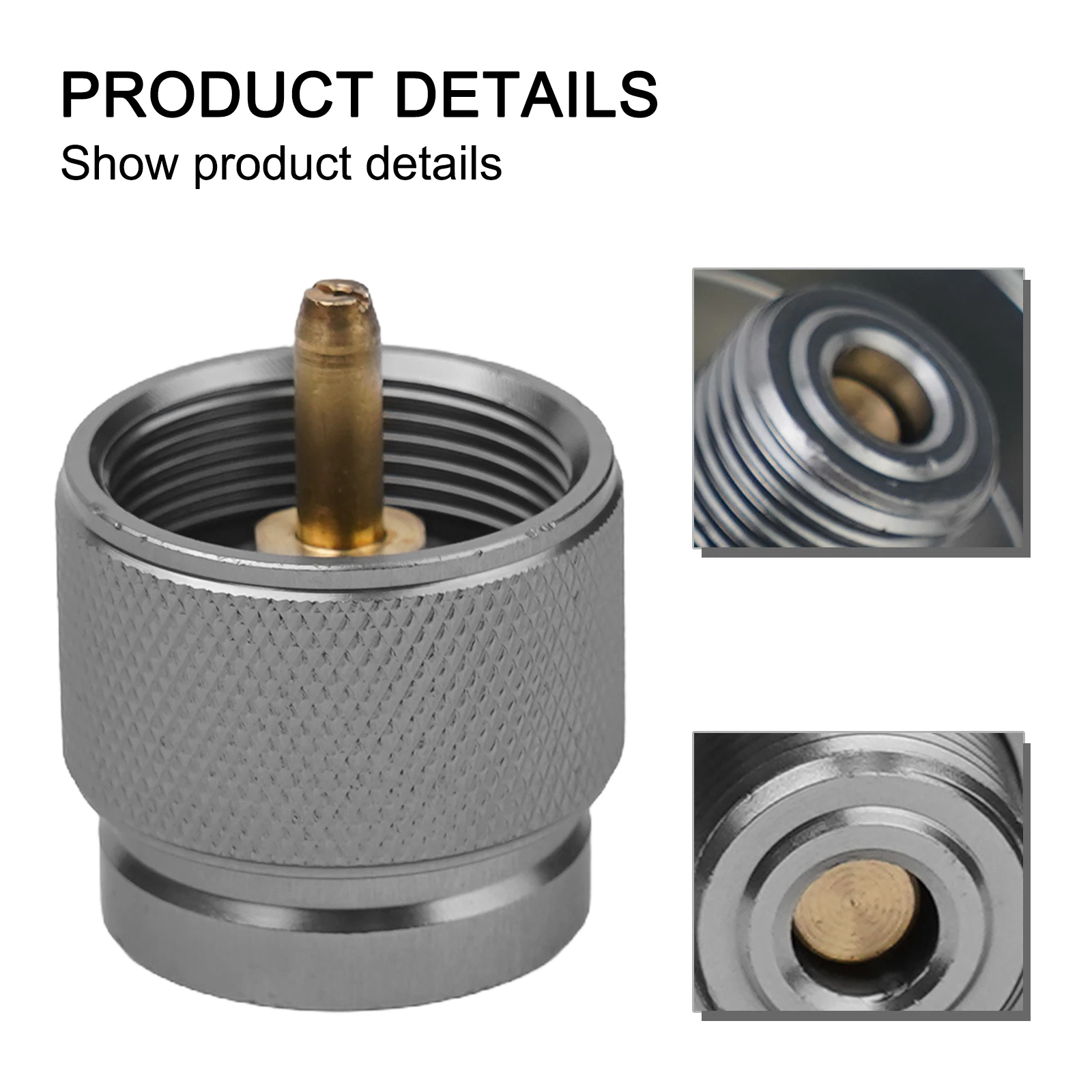 Outdoor Gas adapter Tank Propane Cylinder Coupler Canister Valve Camping Accessories Replacement Burner Converter Practical