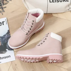 Winter Boots Women Shoes Platform Sneakers Woman Snow Boots Women's Lace-up Ankle Boot Casual Shoes Fashion Botas Mujer