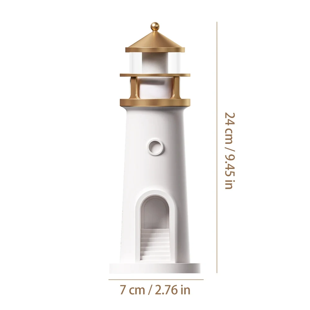 

LED Moon Projection Lighthouse Body Induction Dimmable Ambient Night Lamp With BT Music Speaker For New Year Gift Xmas Holidays