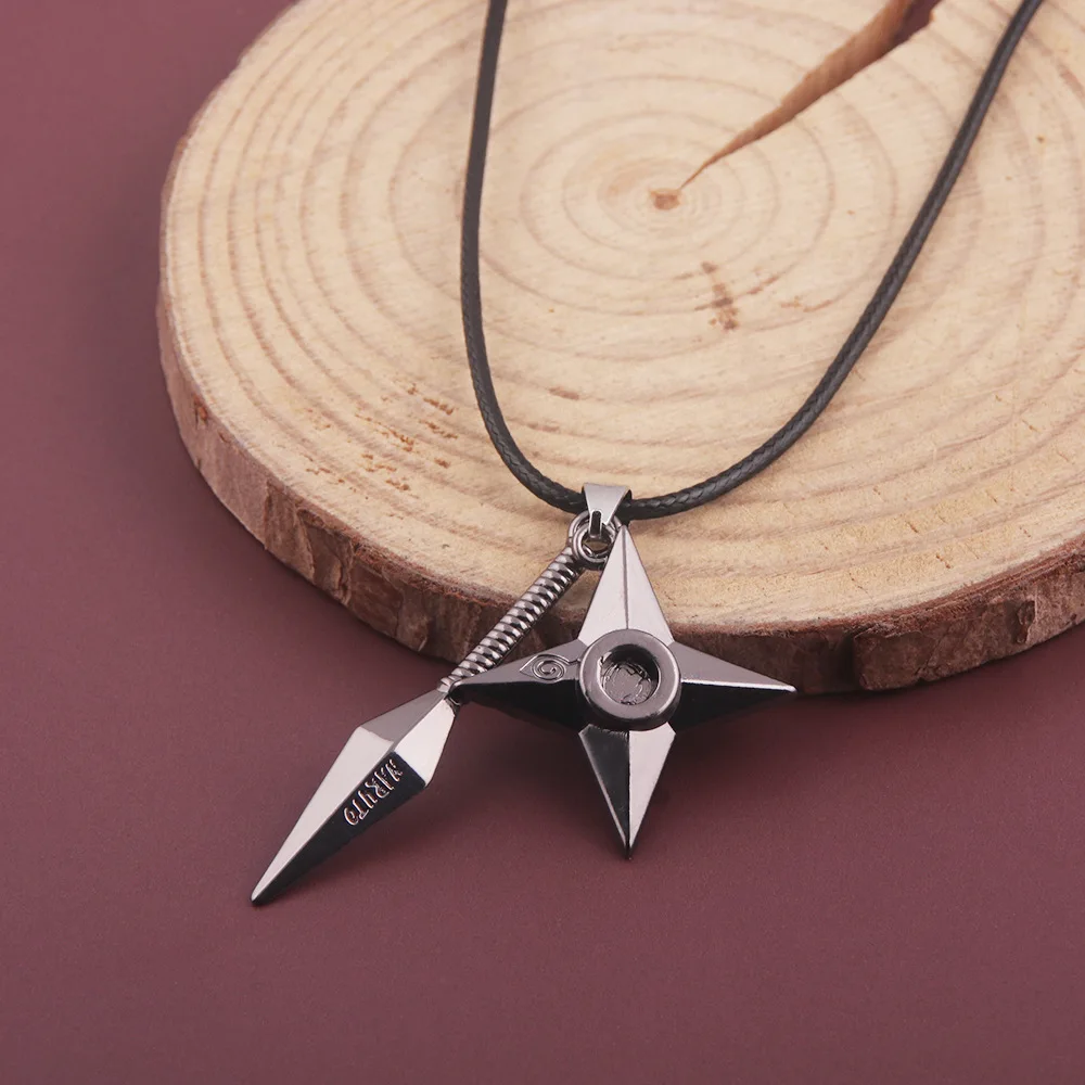 Anime Ninja Tools Keychain Anime Props Kunai Shuriken Metal Model Pendant Keychain For Women Men Fans Cosplay Jewelry Charm Gift view 3