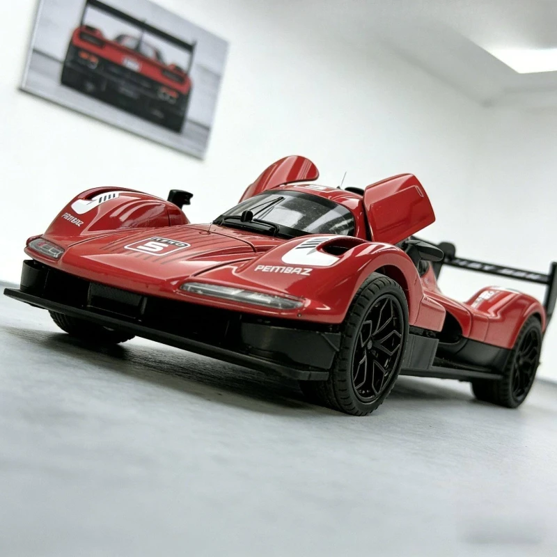 

1:32 963 24h LM Racing Car Alloy Sound and Light Car Model Toy Children's Birthday Gift Ornament Collection