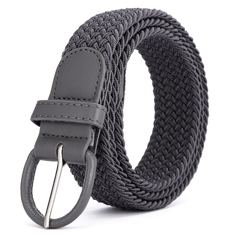 Elastischer und gewebter Gürtel für Damen in einem Outfit, lässiger und vielseitiger Jeansgürtel für Männer und Frauen – Detail 3