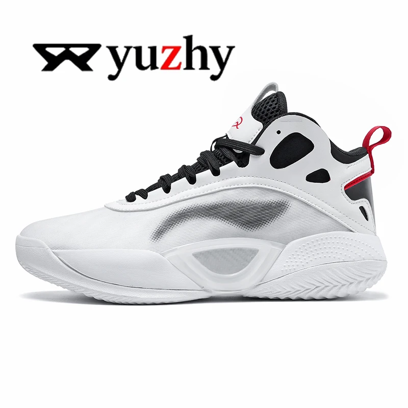 Herren-Basketballschuhe, atmungsaktiv, dämpfend, rutschfest, tragbar, Laufschuhe, Fitness-Training, sportliche Basketball-Sneaker für Herren
