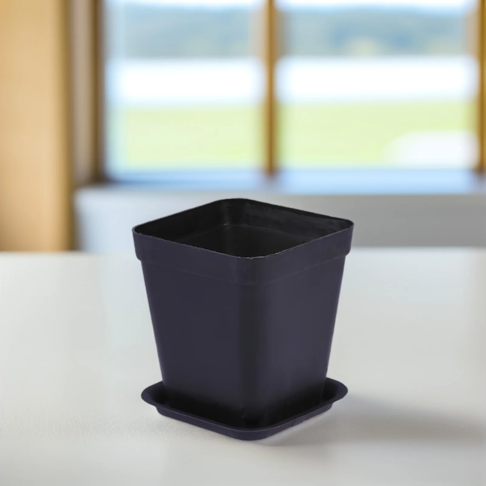 

3 комплекта маленьких квадратных цветочных горшков, новые горшки для детских комнат, домашние растения, кашпо, суккуленты