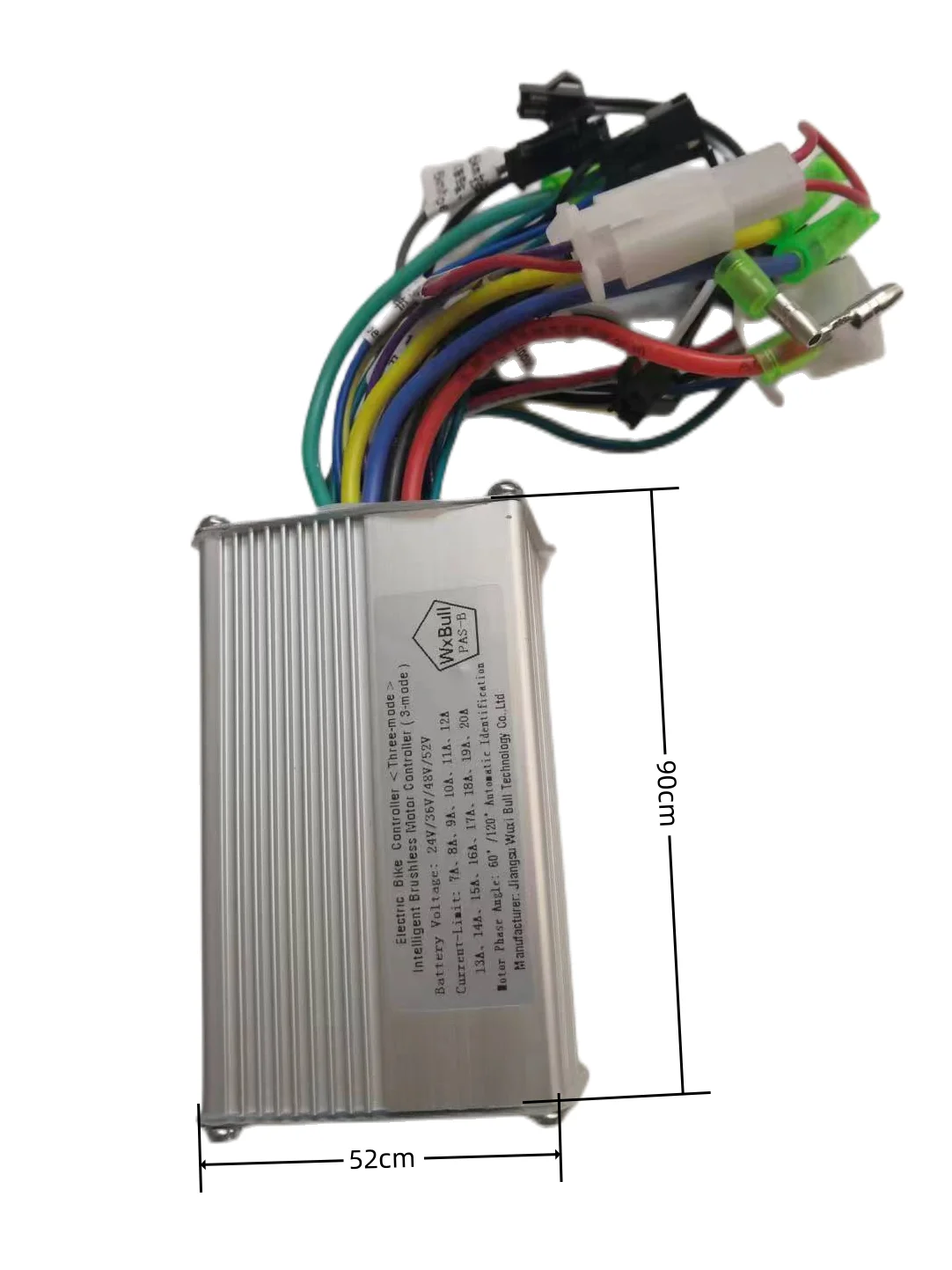 Electric Scooter Controller 24V 36V 48V 52V  Max Current 20A Controller and TF-100 LCD Display Electric Scooter Speed Controller