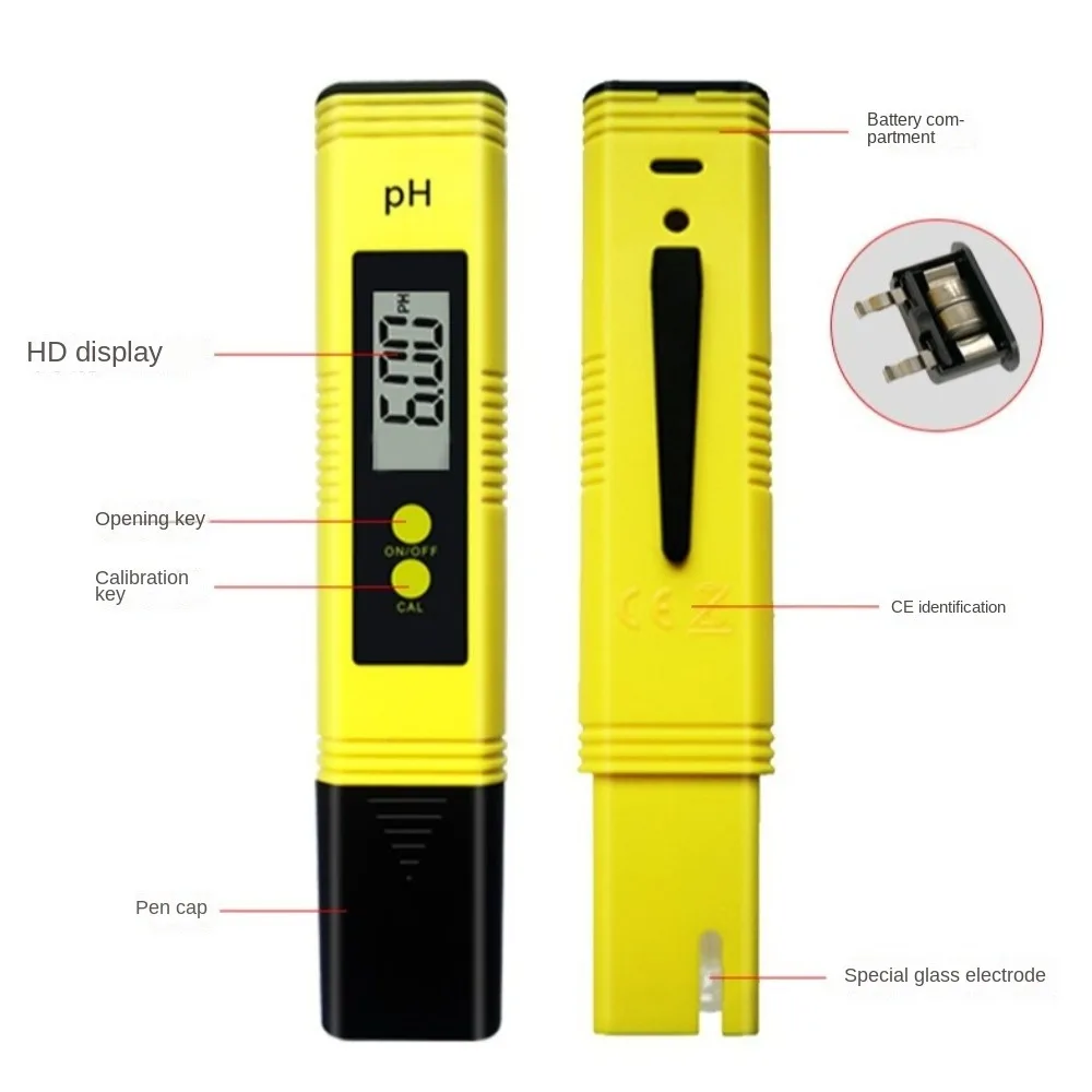 High Precision PH Meter LCD Digital Meter Digital Electric Water Tester Pen Aquarium Supply Water Quality Tester