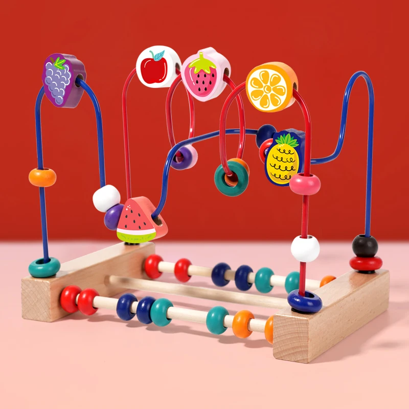 Toddler Lacing Beads Toy - Early Learning & Fine Motor Skill Development 4