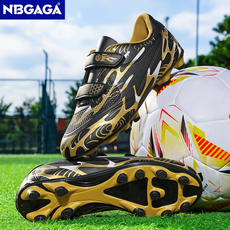 

Kids Soccer Shoes School Football Boots Professional Cleats Grass Training Sport Footwear Boys Outdoor Futsal Soocer Boots 28-38