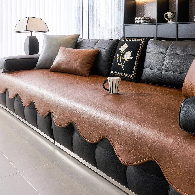 1 waterproof sofa cushion all season sofa cover fabric high-end feeling anti slip anti cat scratch cushion