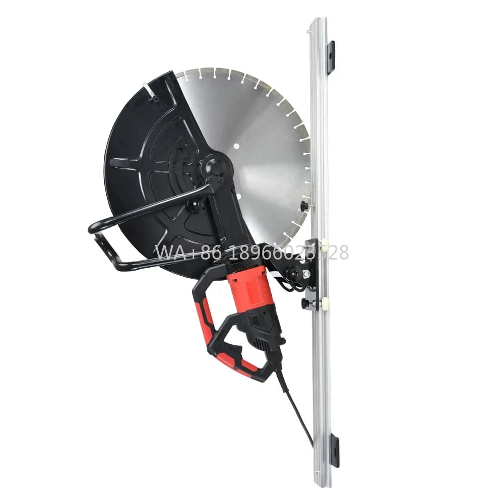 

Electric Concrete Saw 6800 W Portable Wall Road Cutting Machine with 260 mm Max Cutting Depth 2 Rails Available