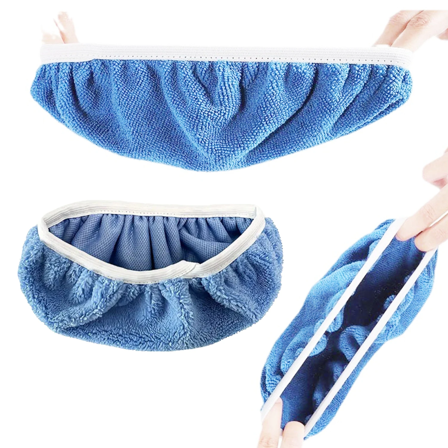 Mop Cover Universal Coral Velvet Broom Cover Cloth Floor Mop Reusable Microfiber Remove Dust Fast Dry Floor Cleaning Mops Cover