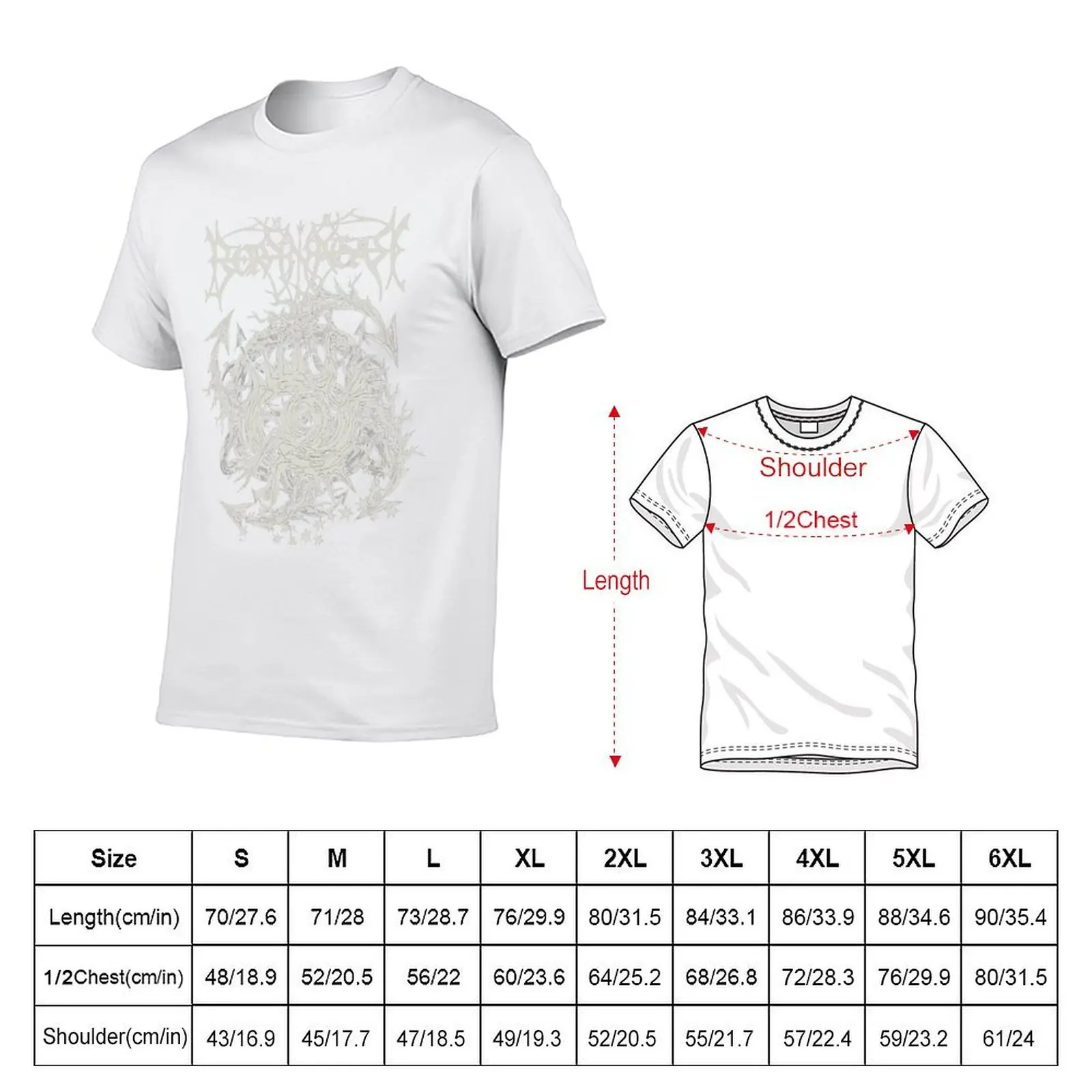 Borknagar T-Shirt Basic Plain Tee for Spring and Summer