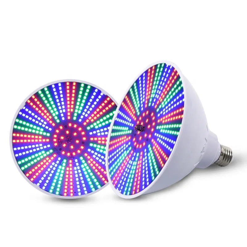 

12V Ip68 Waterproof Adjustable Rgb Colorful Led Par38 Bulb Underwater Led Light for Outdoor Swimming Pool Decorations