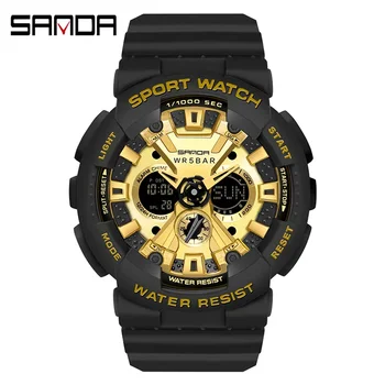 SANDA 6068 ZSK women&#x27;s electronic watch middle school student sports personality trend couple watch temperament watch