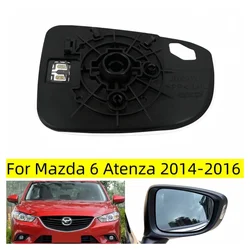 For Mazda 6 Atenza 2014 - 2016 Car Accessories Exterior Mirrors Reflective Lens Rearview Mirror Lenses Glass with Heating
