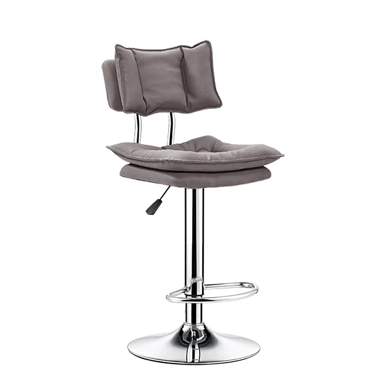 Banco de bar com estrutura de metal Banquetas de bar acessíveis e duráveis para o seu espaço