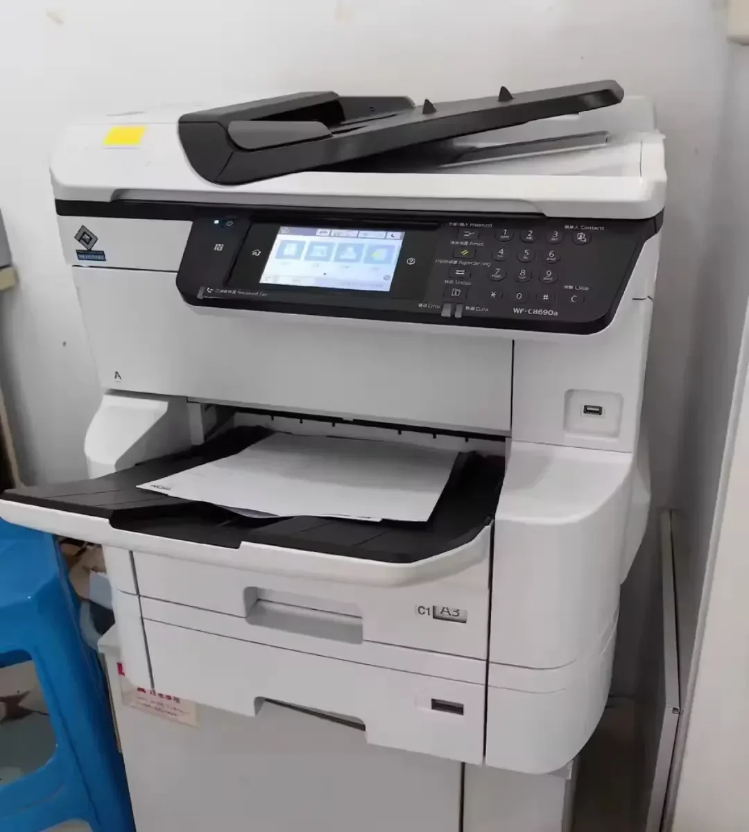 Drukarka wielkoformatowa A3 bezprzewodowa atramentowa kolorowa kopiarka skaner zintegrowana do dużych biur komercyjnych E PSON WF-C878Ra