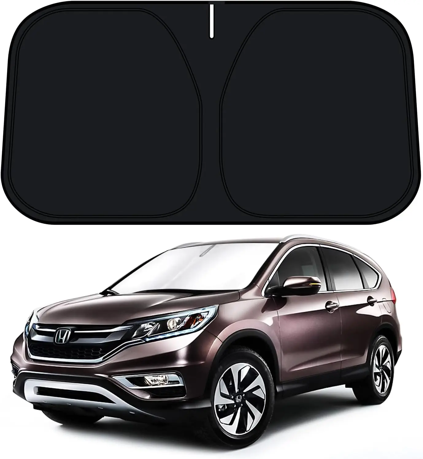 

Windshield Sun Shade for Honda CR-V 2012-2016 CRV Accessories, Front Window Sunshade Sun Visor Protector Block UV Rays Heat, Fol