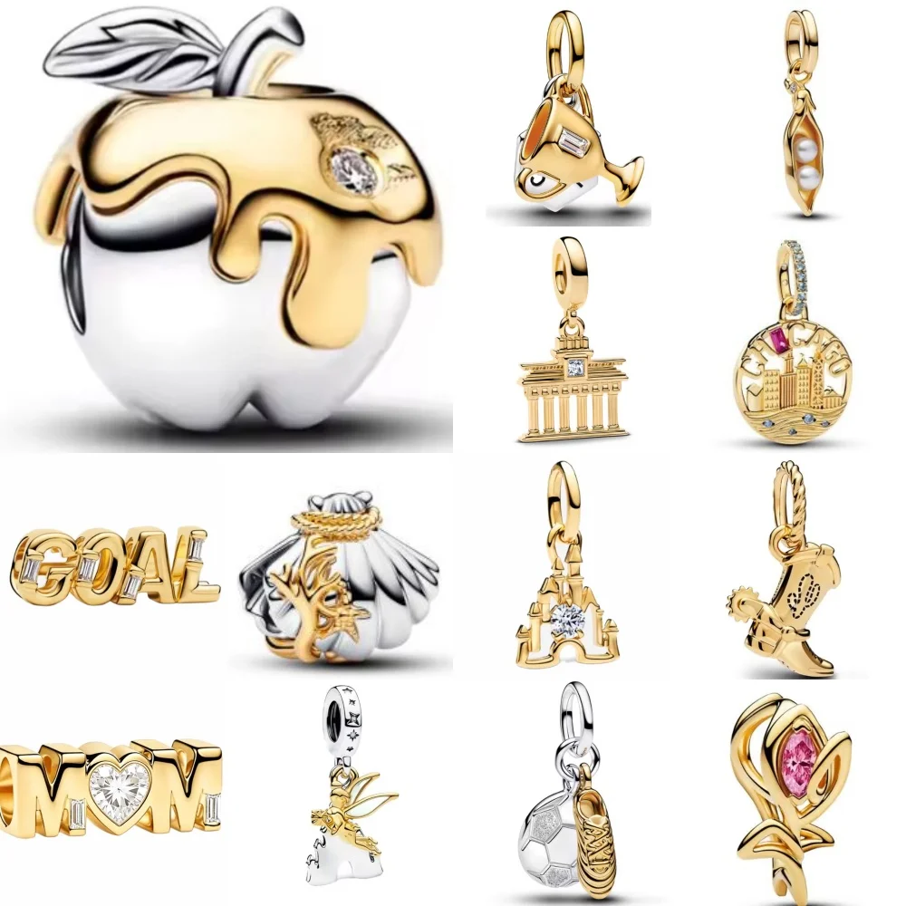 Hot Selling 925 Silver Apple, Turtle Bead Bird,Insect Pendant Suitable for Original Bracelet DIY Accessories Exquisite Jewelry ﻿ view 6