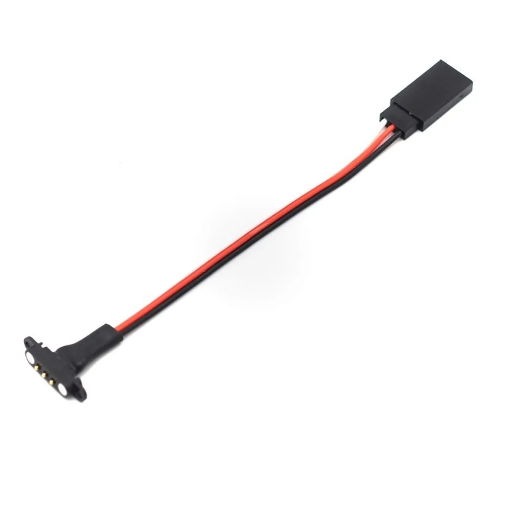 جديد المغناطيسي RC تمديد كابل أسود البلاستيك المفاجئة على كابل محاكاة سهلة التركيب سيارة ضوء تمديد سلك RC الملحقات