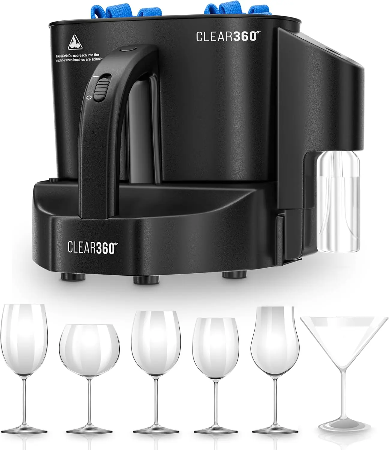 

Clear360º Glassware Polisher for Home Use, Easy Cleaning Solution