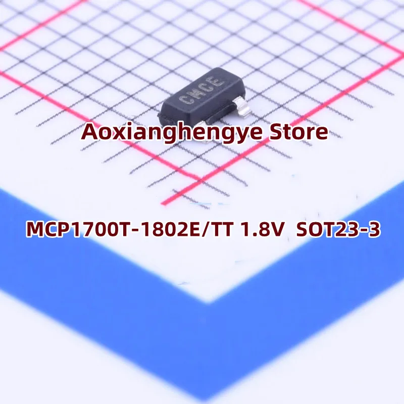 10PCS MCP1700T-1802E/TT SOT23-3  Good quality 250MA 1.8V Low Quiescent Current LDO
