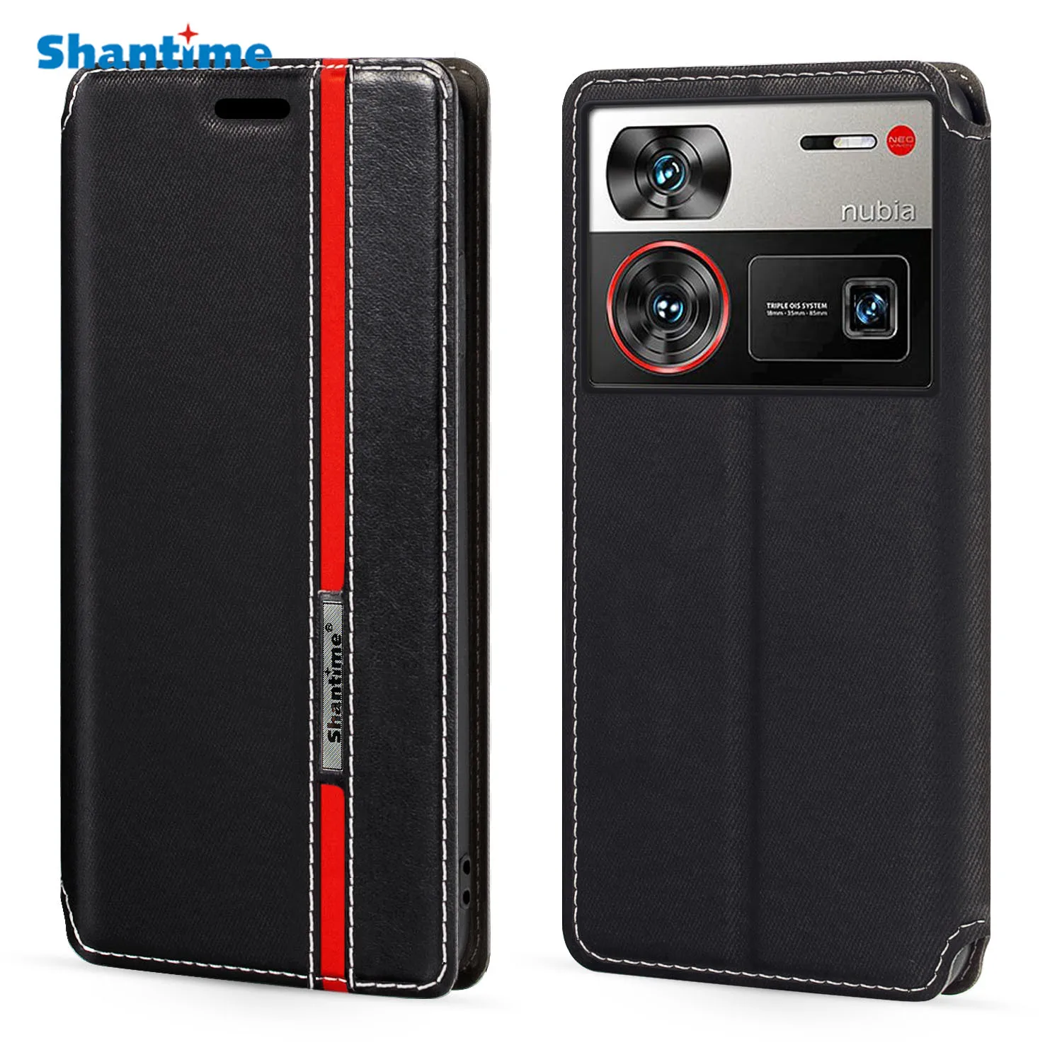 For ZTE Nubia Z60 Ultra 5G Case Fashion Multicolor Magnetic Closure Case Cover with Card Holder For Z60 Ultra 5G Leading Version