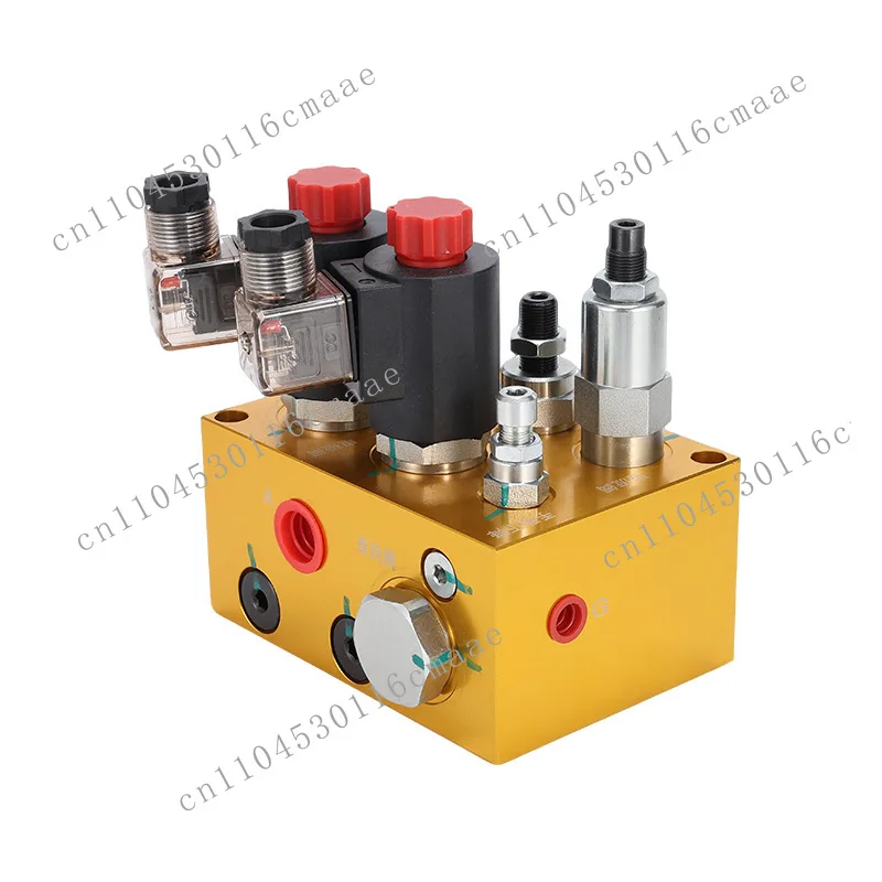 Suitable for 10 lift valve block, fast and slow speed two-speed industrial control lift valve block