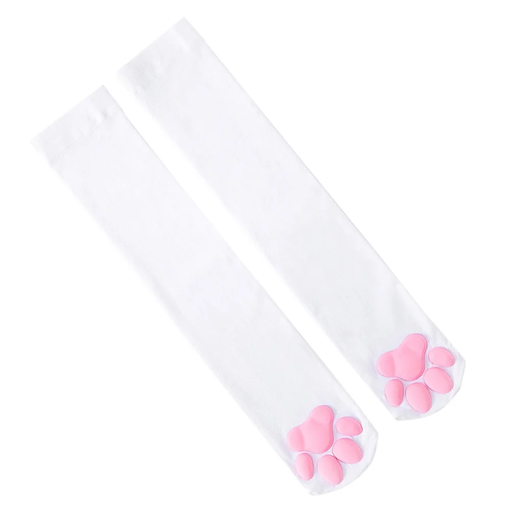 

Three-Dimensional Cat's Paw Socks 3D Stocking Stuffers' Pad Woman Stockings Long Cosplay