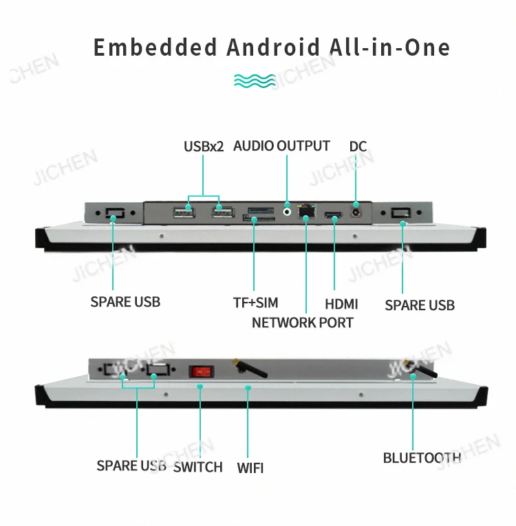 

15,6-дюймовый сенсорный цифровой календарь и настенный планировщик, умная доска-календарь для списка дел и рабочего расписания
