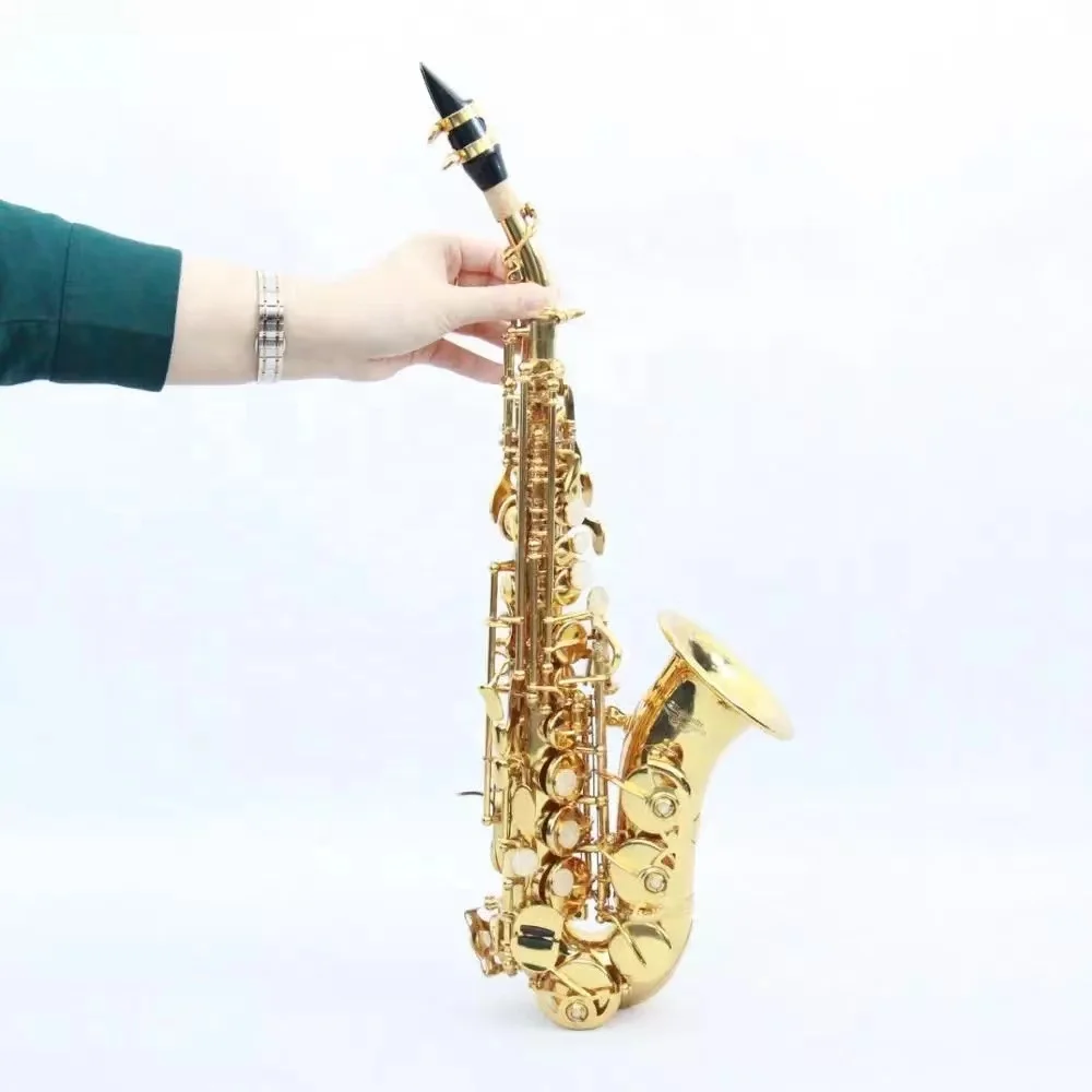 Focus Music C Flat Hot Selling FSC-300 Gold Lacquered C Melody Saxophone Bakelite Mouthpiece Customized Logo For Sale