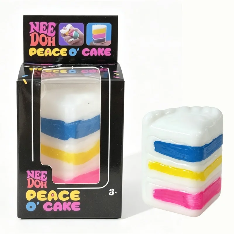 Needoh Cube Drip Fidget Sensory Toy Maltose TPR Mello Mallo Snow Ball Press Doh Change Color Relief Anxiety Focus Calm Down Gift