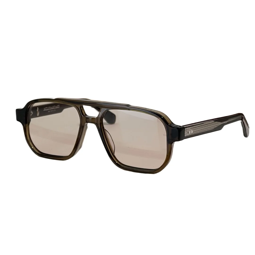 

JMM EVANS New Large Square Sunglasses Acetate High Quality Luxury Fashion Handmade in Japan Classic Retro Eyewear for Men Women