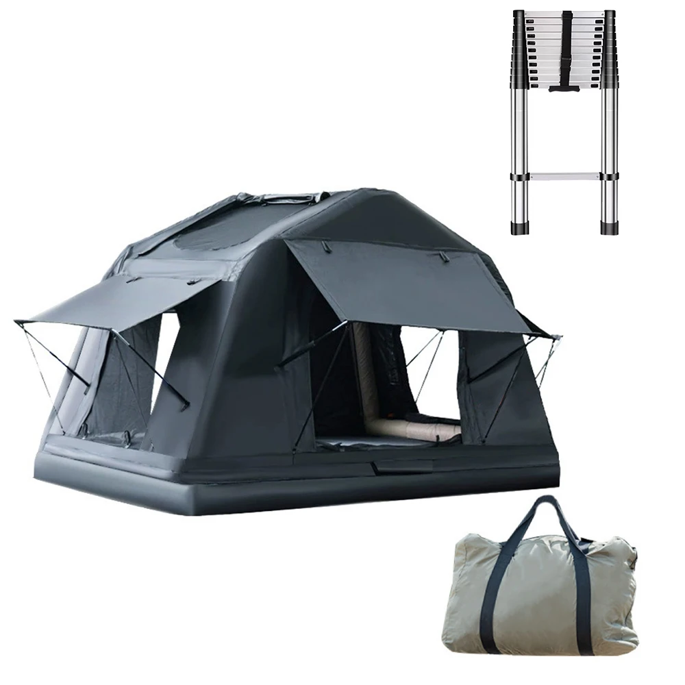

Inflatable Rooftop Tent Waterproof Double Starry Sky Window Water Tent Outdoor Camping Roof Top Tent