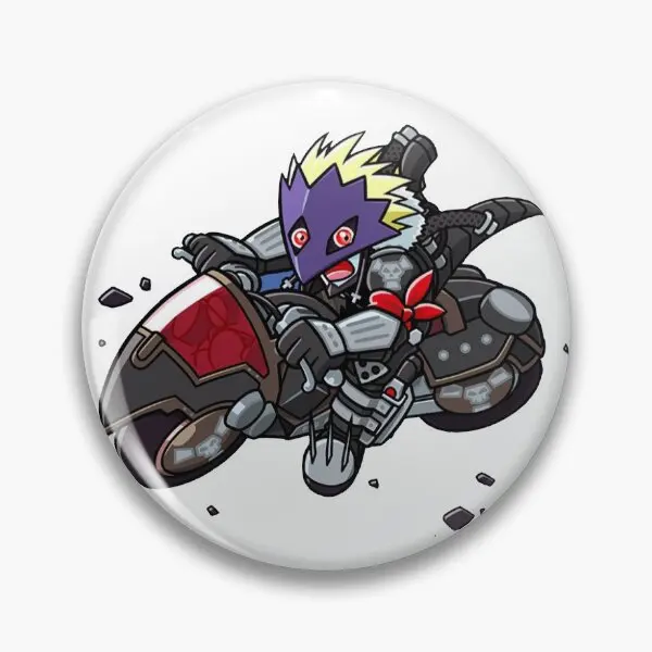 Beelzemon-Pin de botón suave para mujer, regalo para ropa, sombrero divertido, joyería, Pin de solapa, decoración bonita de dibujos animados, broche para amante, Collar creativo de Metal