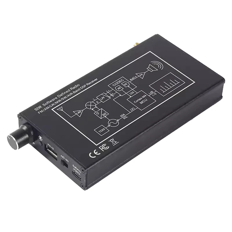 SDR Radio DSP Digital Demodulation Shortwave FM MW SSB CW HAM Multifunction Radio Receiver Durable Easy To Use