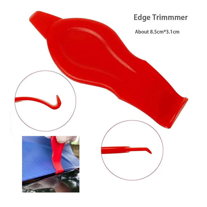 5Pcs Car Vinyl Wrap Tool Kit Flexible Micro Stick Corner Squeegee Curves Slot Tint Tucking Tool with Different Hardness view 3