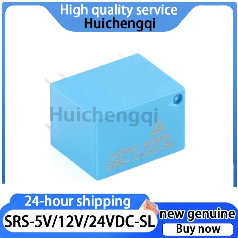 5PCS Relay SRS-5V/12V/24VDC-SL 6-pin Blue One Set Conversion