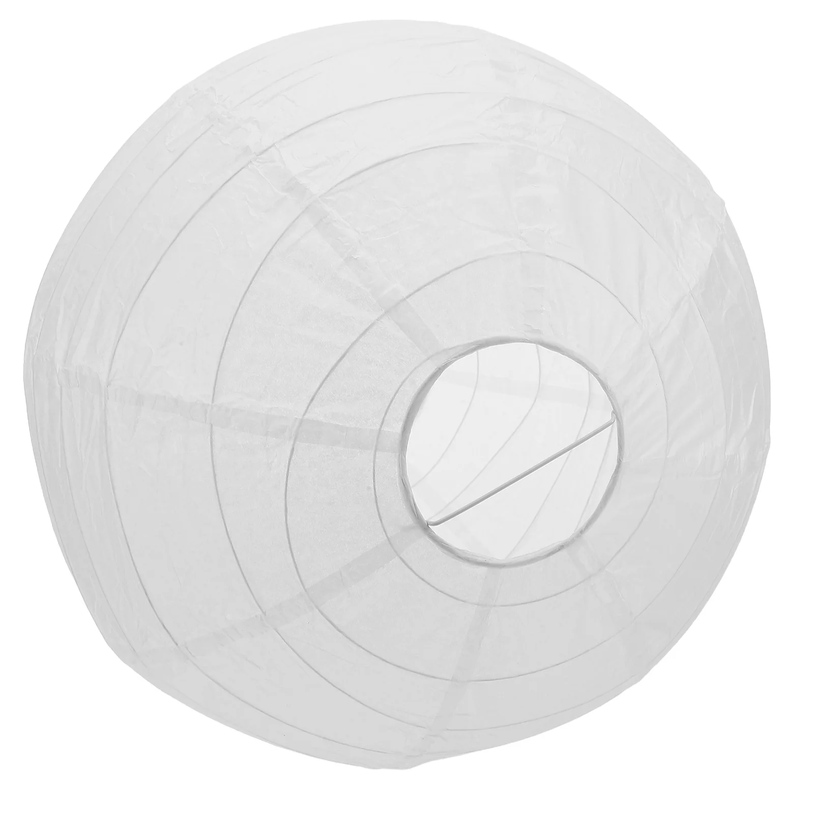 

Large White Round Paper Lantern Sphere Lamp Shade Collapsible Globe Hanging Lamp Ideal for Bridal Shower Wedding Party Decor