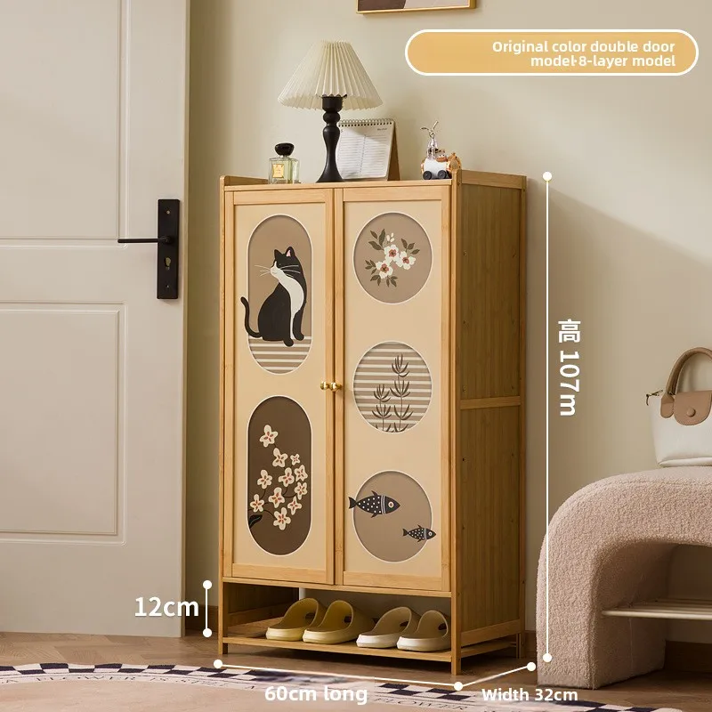 

Прочный шкаф для обуви, для прихожей, пристенный шкаф для хранения вещей, для коридора, многоярусная полка для обуви