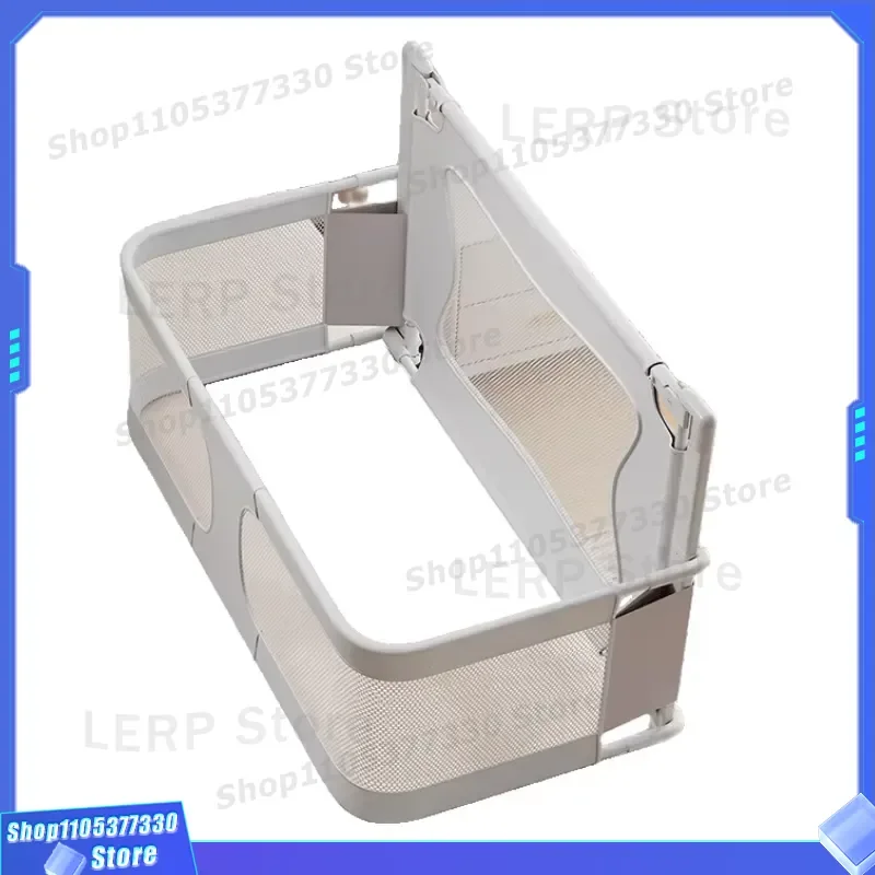 Foldable Baby Crib Safety Fence Bed Rail Guard for Newborns Portable Infant Bedside Barrier Nest Headboard Protector Newborn