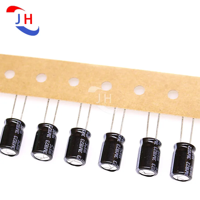 10PCS Aluminum Electrolytic Capacitor 50V100UF 8*11.5 ZL High Frequency Long life 3.5mm Pin Distance 50U 10UF